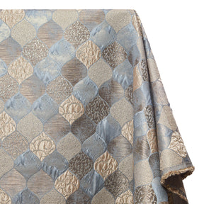 Ornamental Extra Wide Metallic Upholstery Jacquard