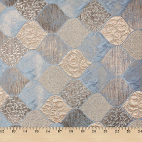 Ornamental Extra Wide Metallic Upholstery Jacquard