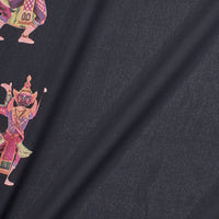 Bian Lian Printed Silk Chiffon Fabric SV581676 1