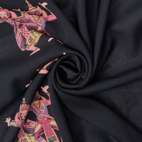 Bian Lian Printed Silk Chiffon Fabric SV581676 2