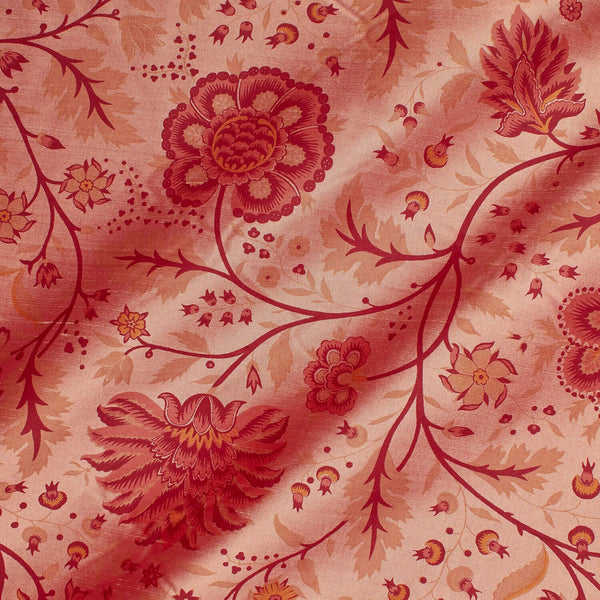 Floral Vine Printed Silk Taffeta (54 Inch)