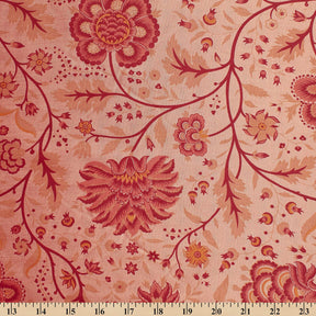 Floral Vine Printed Silk Taffeta (54 Inch)