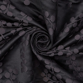 Berry Vine Satin Twill Jacquard