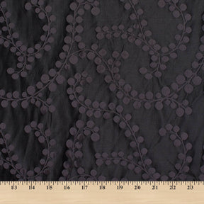 Berry Vine Satin Twill Jacquard