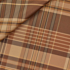 Geometric Plaid Tartan Check Silk Taffeta (54 Inch)