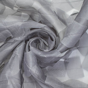 Geometric Ruffle Organza