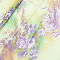 Floral Bouquet Swirl Printed Chiffon