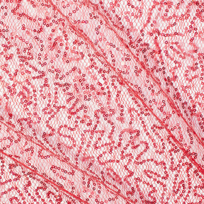 Scattered Micro Sequins on Chemical Mesh