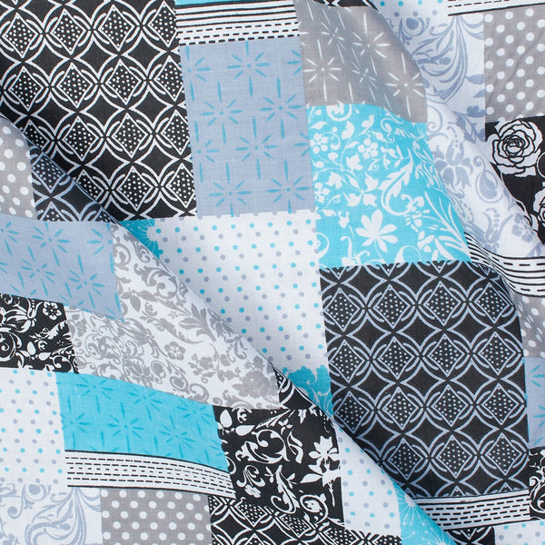 Foulard Patch Aqua Print Sheeting