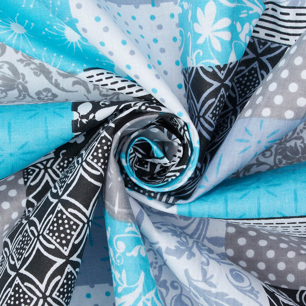 Foulard Patch Aqua Print Sheeting