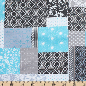 Foulard Patch Aqua Print Sheeting