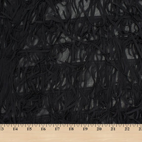 Fringe Trim Layers On Poly Chiffon