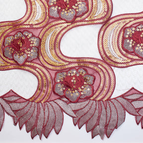 Floral Swirl Patch Chemical Lace