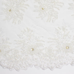 Gloriosa Bridal Lace Beaded Fabric