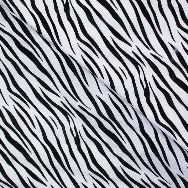 Zebra Stripe Velvet Taffeta