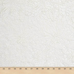 Garden Floral Vine Guipure French Venice Lace - Off White