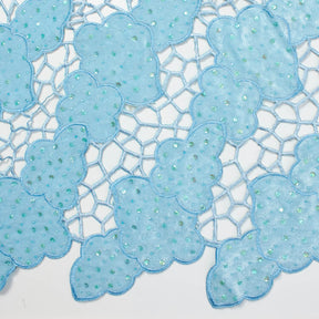 Cloud Embroidery Velvet Lace