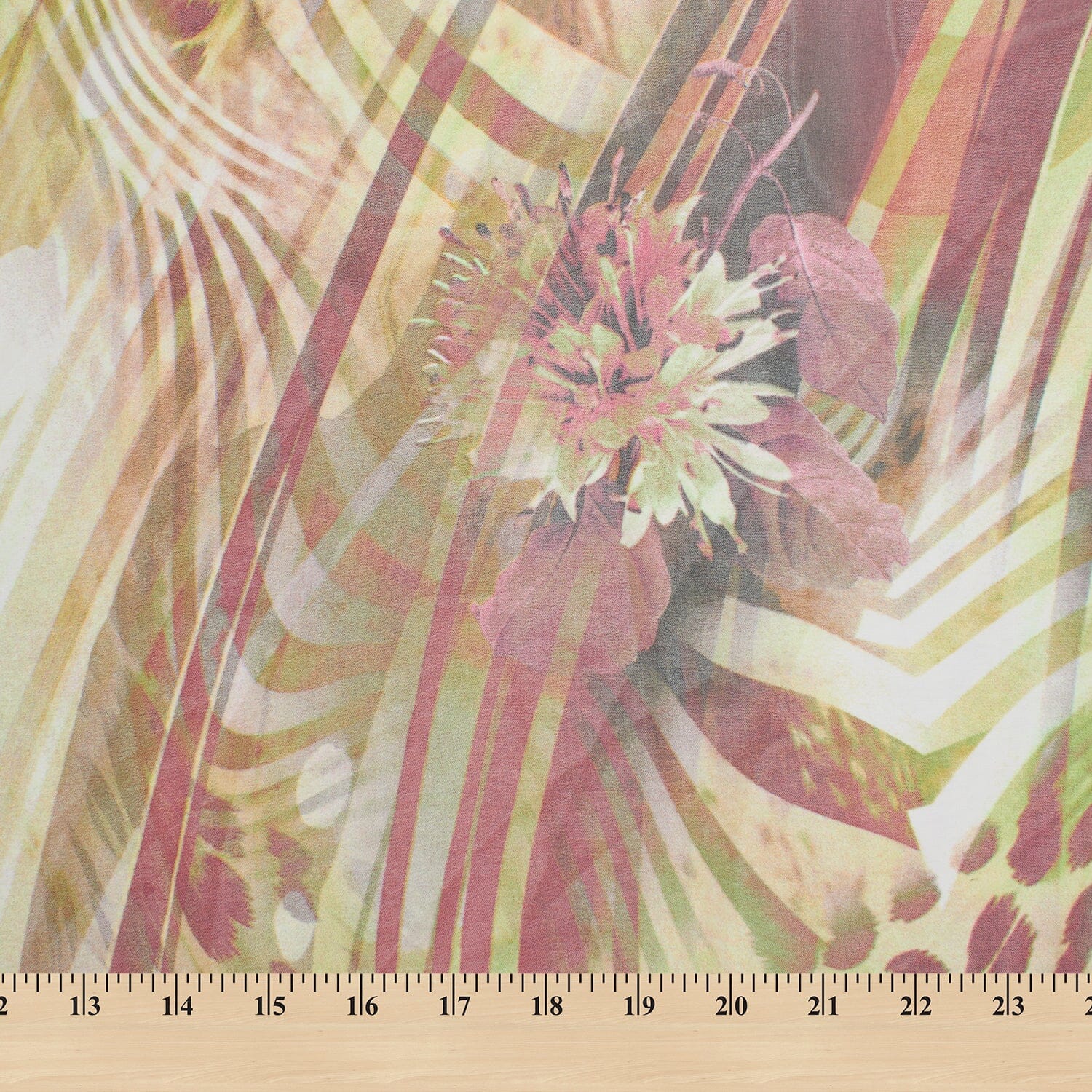 Abstract Jungle Printed Chiffon