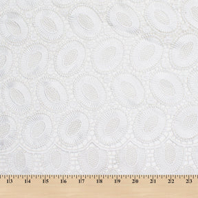 Geometric Circle Guipure Venetian Lace