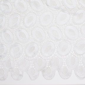 Geometric Circle Guipure Venetian Lace