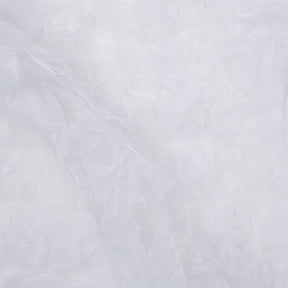 White Ruffle Organza