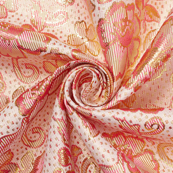 Spring Time Metallic Floral Brocade