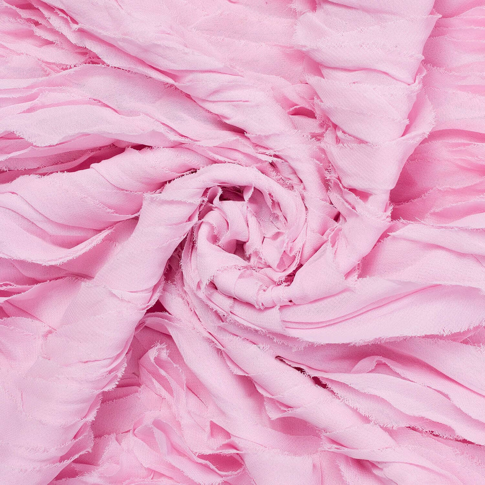Wave Ruffle Chiffon Fabric By The Yard