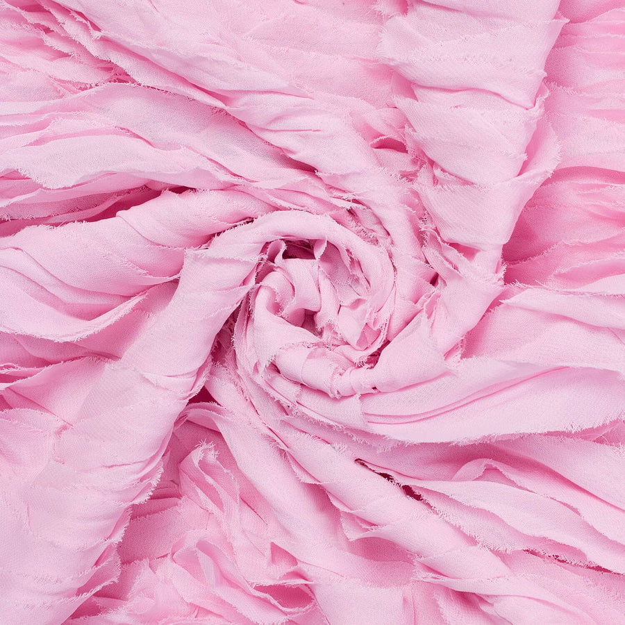 Wave Ruffle Chiffon Fabric By The Yard