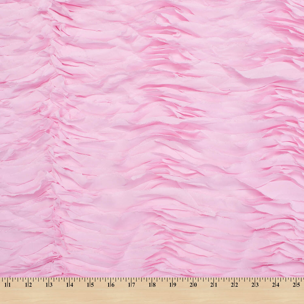 Wave Ruffle Chiffon Fabric By The Yard