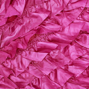 Multicolor Taffeta Ruffles On Taffeta