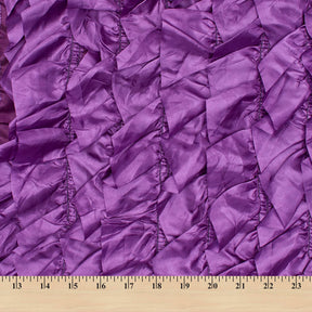 Multicolor Taffeta Ruffles On Taffeta