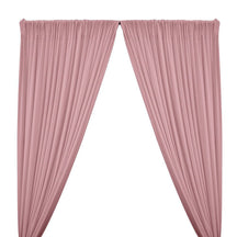 ITY Knit Stretch Jersey Rod Pocket Curtains - Dusty Rose