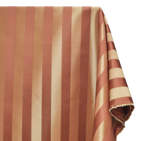 Extra Wide Striped Upholstery Jacquard Fabric SV577674 Bronze / Gold A1