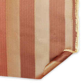 Extra Wide Striped Upholstery Jacquard Fabric SV577674 Bronze / Gold A5