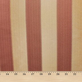 Extra Wide Striped Upholstery Jacquard Fabric SV577674 Bronze / Gold A9