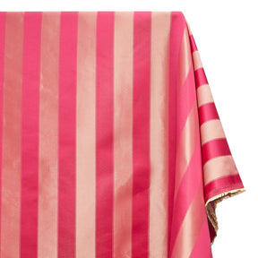 Extra Wide Striped Upholstery Jacquard Fabric SV582054 Fuchsia / Gold A1