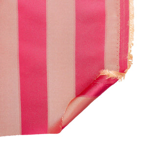 Extra Wide Striped Upholstery Jacquard Fabric SV582054 Fuchsia / Gold A5