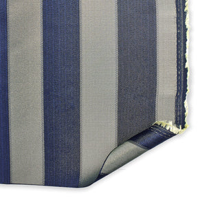 Extra Wide Striped Upholstery Jacquard Fabric SV571013 Navy Blue / Gold A5