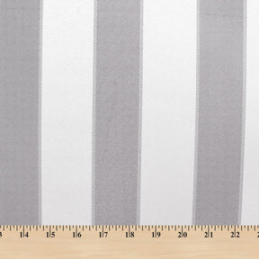 Extra Wide Striped Upholstery Jacquard Fabric SV571054 Black / White A9