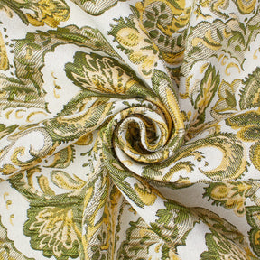 Floral Bloom Extra Wide Damask Upholstery Jacquard