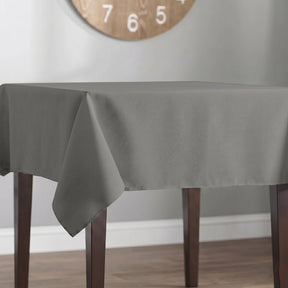 Poplin 60 Rectangular Table Covers Grey Image 2