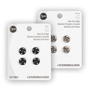 Dritz® Size 3 Sew-On Snaps (4 Pack)