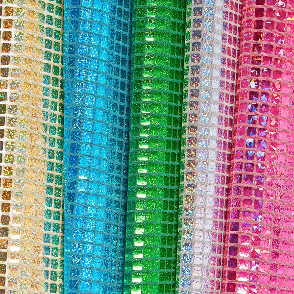 Hologram 8mm Square Sequins