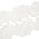 Wild Flower Corded Sequin Embroidery On 4 Inch Scalloped Mesh Lace Trim Fabric SV582516 White Image A4