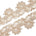 Leafy Floral Corded Sequin Embroidery On 4 Inch Scalloped Mesh Lace Trim Fabric SV582523 Fone Image A4