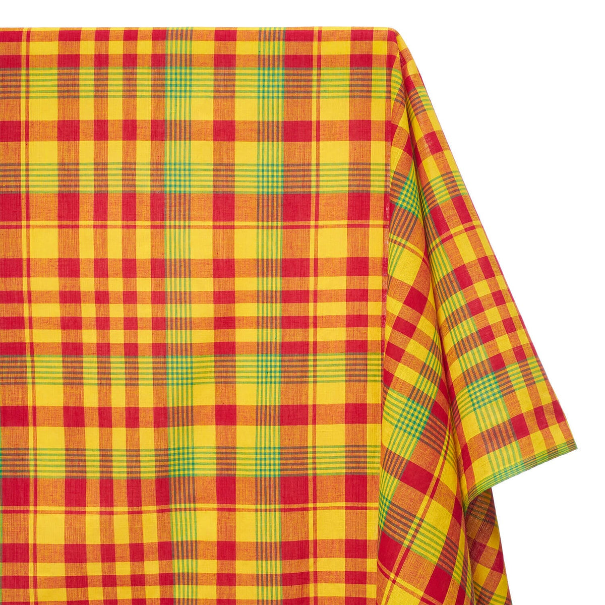 Madras Plaid Fabric (Style 310) 100% Cotton 44/45