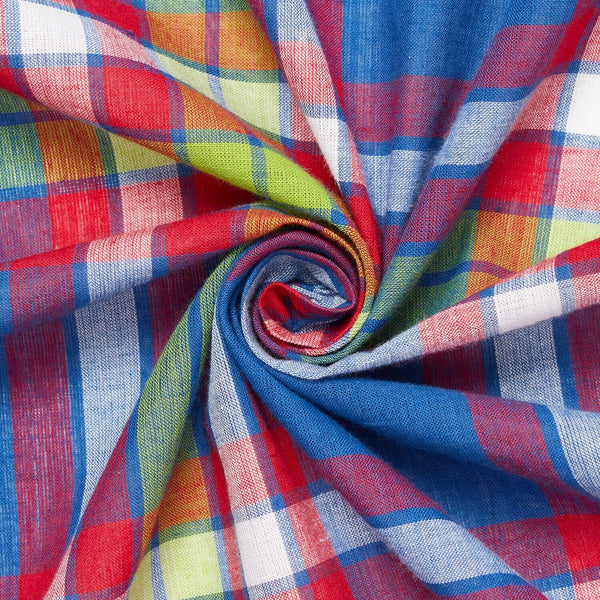 Madras Plaid Fabric (Style 3851)