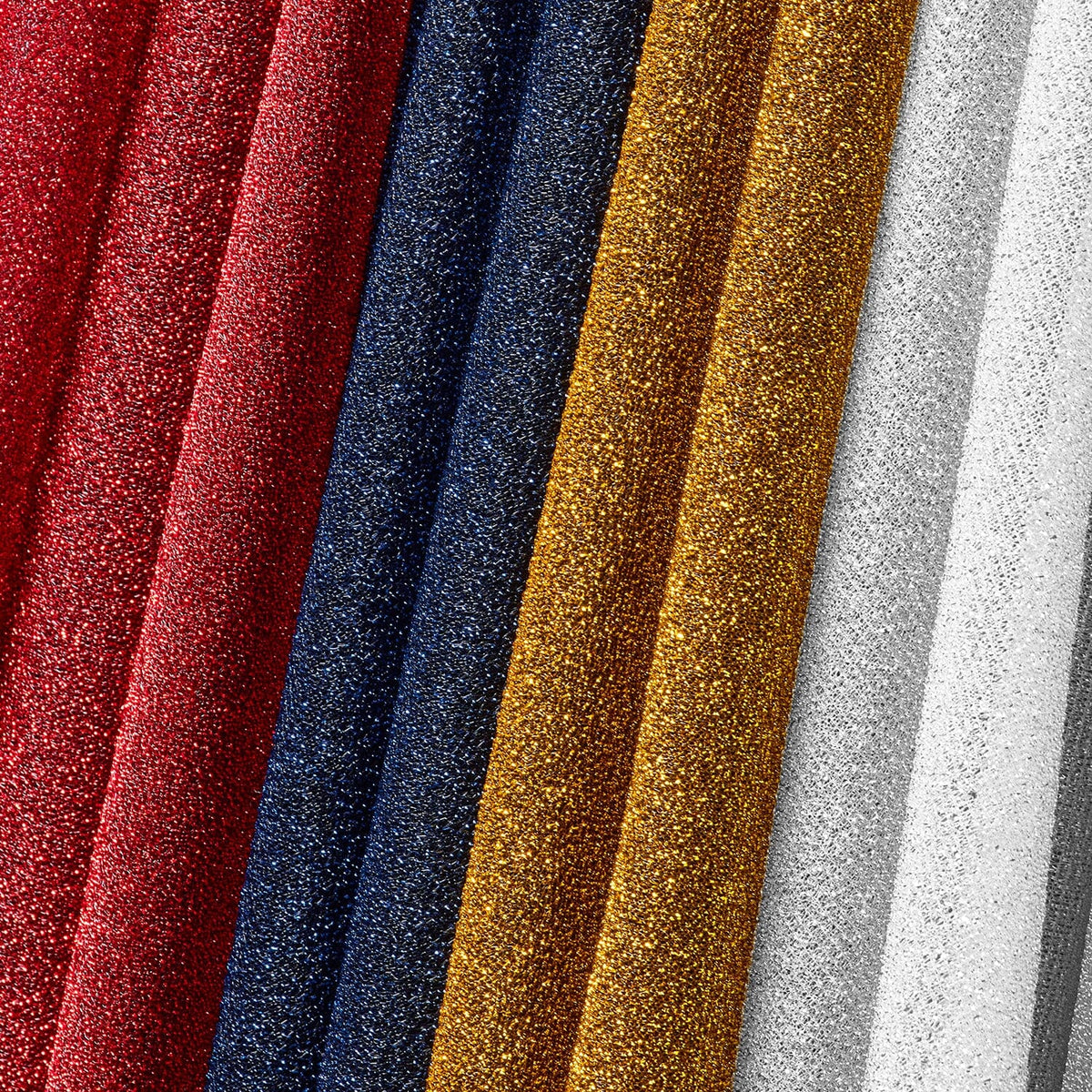 Romex Textiles Polyester Spandex Shiny Lurex Knit Fabric (3 Yards) -  Sage/Silver 