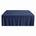 Rayon Challis Rectangular Table Cloth Covers Navy Blue Image 1