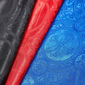 Liturgical Church Ecclesiastical Satin Jacquard Brocade Fabric Group